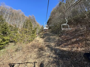 【子連れ名古屋周辺お出かけ】2023年12月の木曽福島スキー場と温暖化を感じるゲレンデ